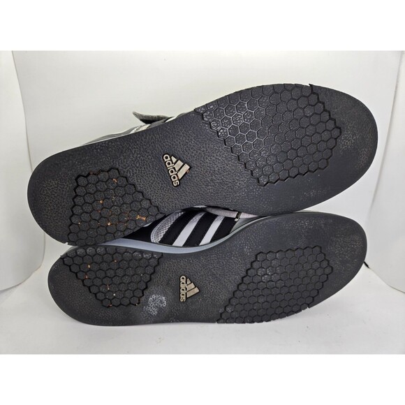 Adidas Power Lift Trainer Weightlifting Shoes Men\'s 7 Gray Athletic Gym Sneakers main image 6